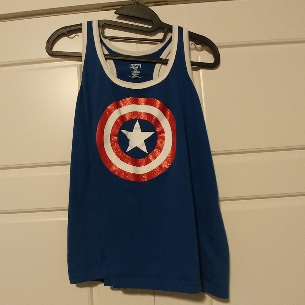 Capitan America shield tank top